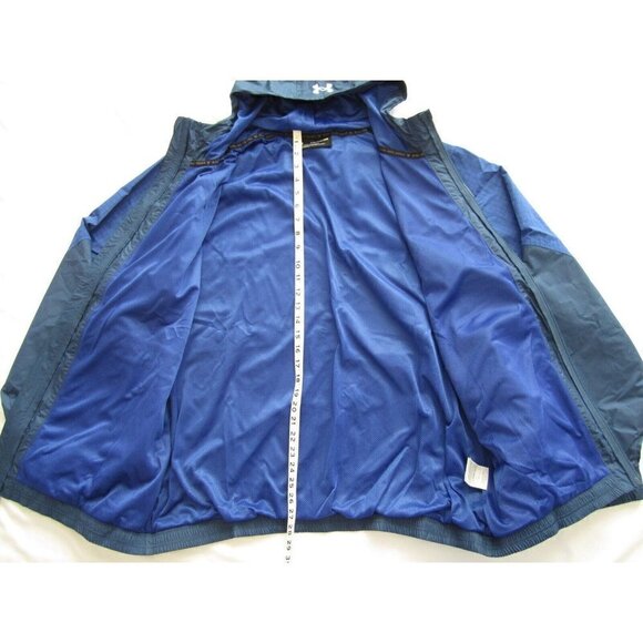 New Under Armour Project Rock Storm Full Zip Hoodie Windbreaker Jacket Sz XXL - Picture 6 of 9